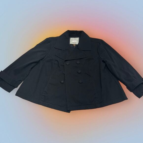 SONOMA Women’s Medium Black Cotton Jacket - Picture 4 of 4